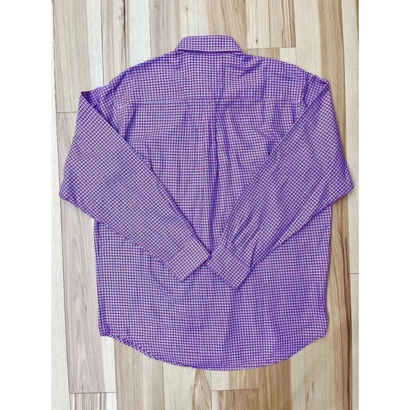 Bobby Jones Collection Red Plaid Button Down Shirt Cotton L - Picture 4 of 4